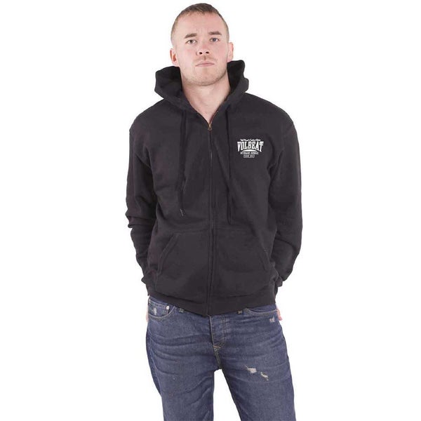 Volbeat Louder and Faster Zipped Hoodie Carousel 1