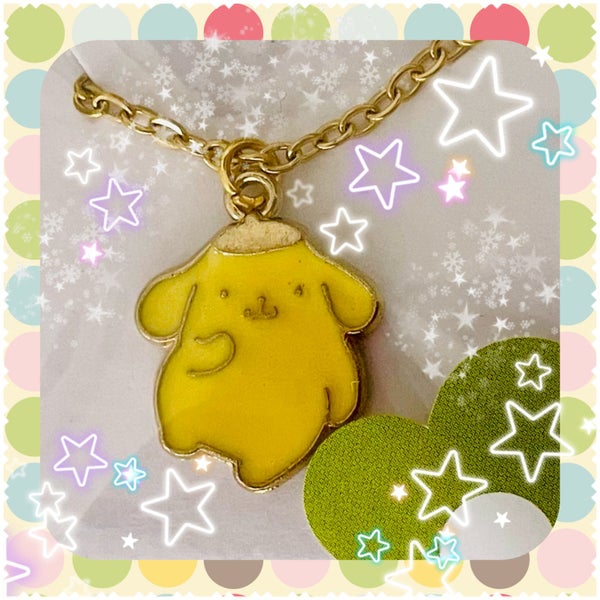 ^^ Pompompurrin Sanrio - on 45cm stainless steel necklace Carousel 4