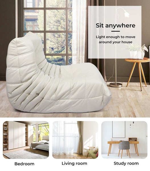 Levede Floor Sofa Accent Chair Lounge Lazy Couch Gaming Single Recliner Pouffe Carousel 8