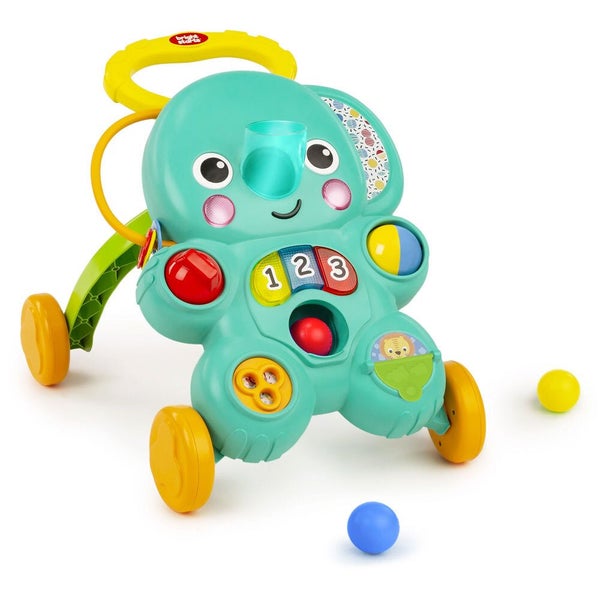 Bright Starts 2-in-1 Stroll & Roll 54cm Walker Baby Toddler Activity Toy 6-36m Carousel 1
