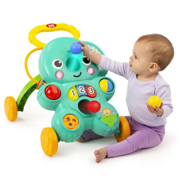 Bright Starts 2-in-1 Stroll & Roll 54cm Walker Baby Toddler Activity Toy 6-36m Carousel 2