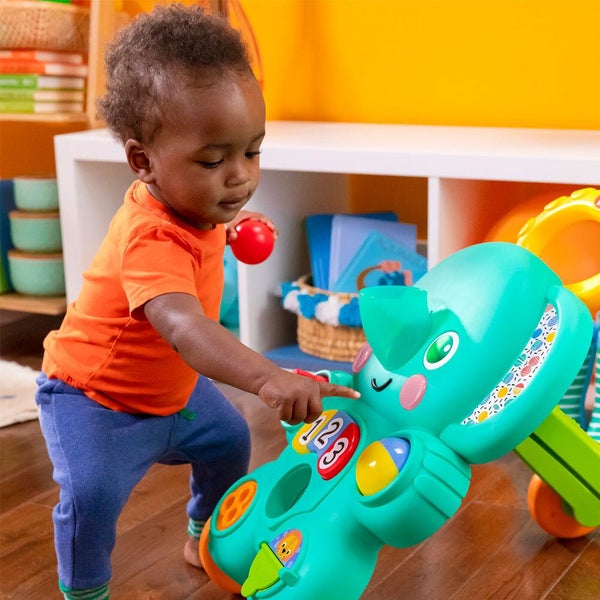 Bright Starts 2-in-1 Stroll & Roll 54cm Walker Baby Toddler Activity Toy 6-36m Carousel 8