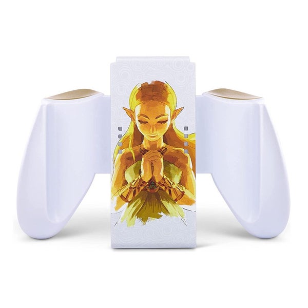 PowerA Joy-Con Comfort Playing Grip For Nintendo Switch Controller Zelda White Carousel 4