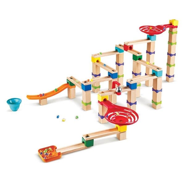 129pc Hape Tricks & Twists Marble Track Maze Ball Race Kids Activity Toy 3+ Carousel 2