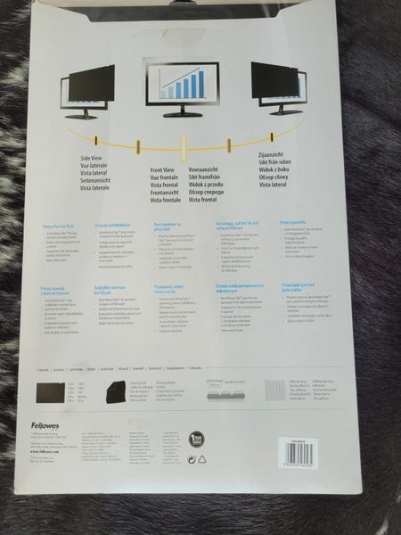 24" Monitor Privacy Screen Filter, 16:9 Aspect Ratio,Fellowes, Priva Screen Carousel 2