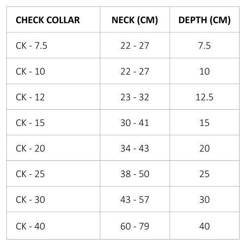 DOG COLLAR - CHECK RECOVERY COLLAR - LARGE 38-50CM NECK 25CM Carousel 6