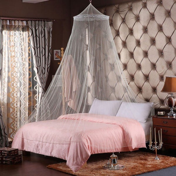 Dome Mosquito Stopping Net Bed Canopy-White Carousel 3