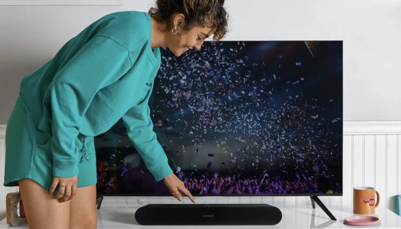 Sonos Ray Compact 3.0 Channel Gaming and TV Soundbar - Black + Afterpay Carousel 8