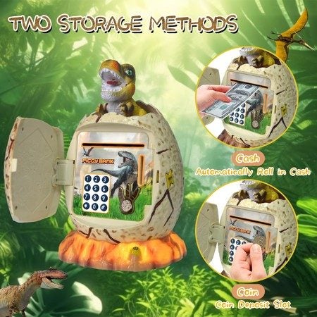 Piggy Bank for Kids Dinosaur Egg Money Bank Carousel 1