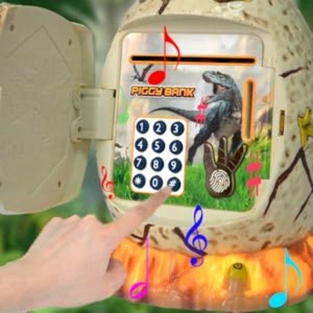Piggy Bank for Kids Dinosaur Egg Money Bank Carousel 14
