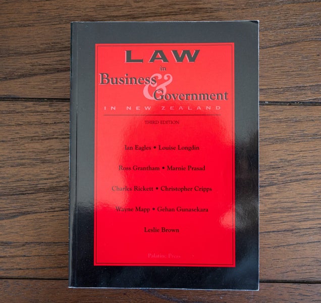 Law in Business and Government in New Zealand fr Ian Eagles, New, Book Carousel 1