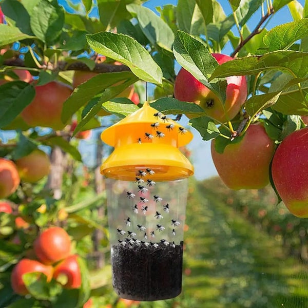 Fly Traps Reusable Outdoor Bug Catcher Flying Insect Trap for Backyard Camping Carousel 4