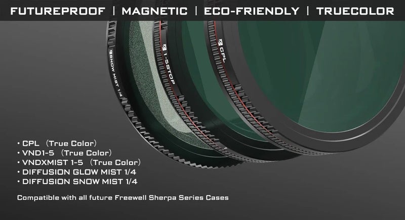 Freewell Sherpa Series (MIST Edition) Variable ND (VND 1-5 Stop) Filter (Fits... Carousel 2