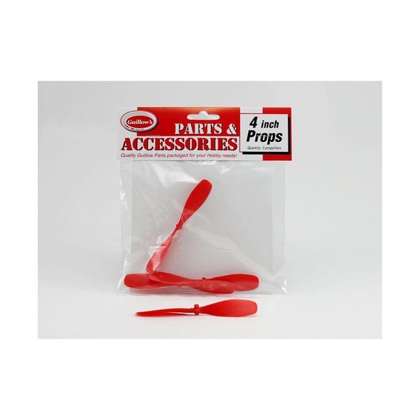 Guillows 4 Inch Red Plastic Prop (3pcs/bag) Carousel 1