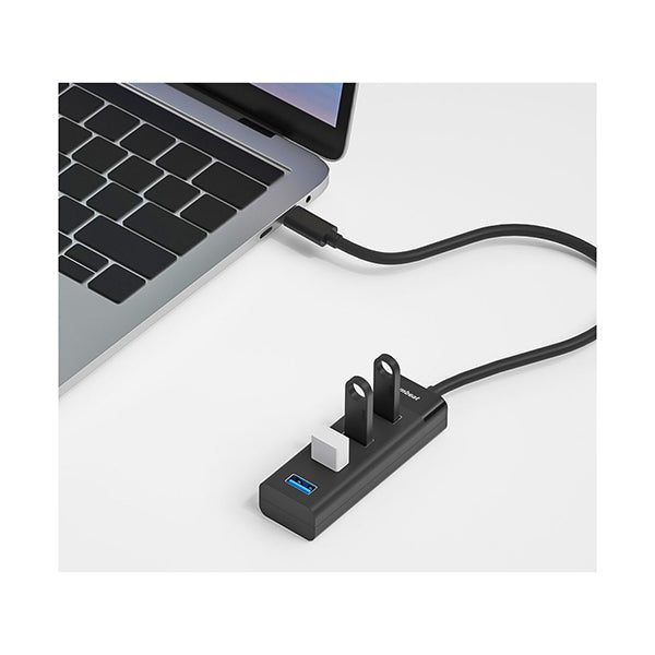 Mbeat Usb C To 4 Port 3 Hub Black Carousel 2