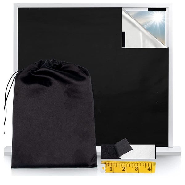 Portable Travel Blackout Curtain Temporary Window Shade Cover for Blinds Carousel 2