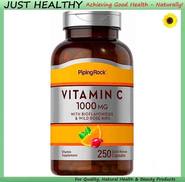 VITAMIN C & BIOFLAVONOIDS, ROSEHIPS 1000 mg x 250 Carousel 1