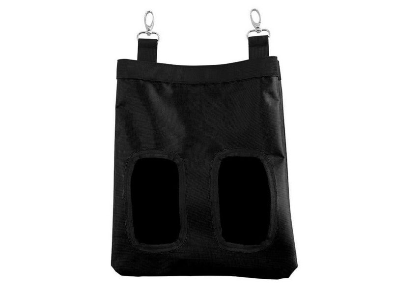 2 Hole Hanging Rabbit Hay Feeder Bag Guinea Pig Hay Bag Feeder Storage Bag Carousel 3