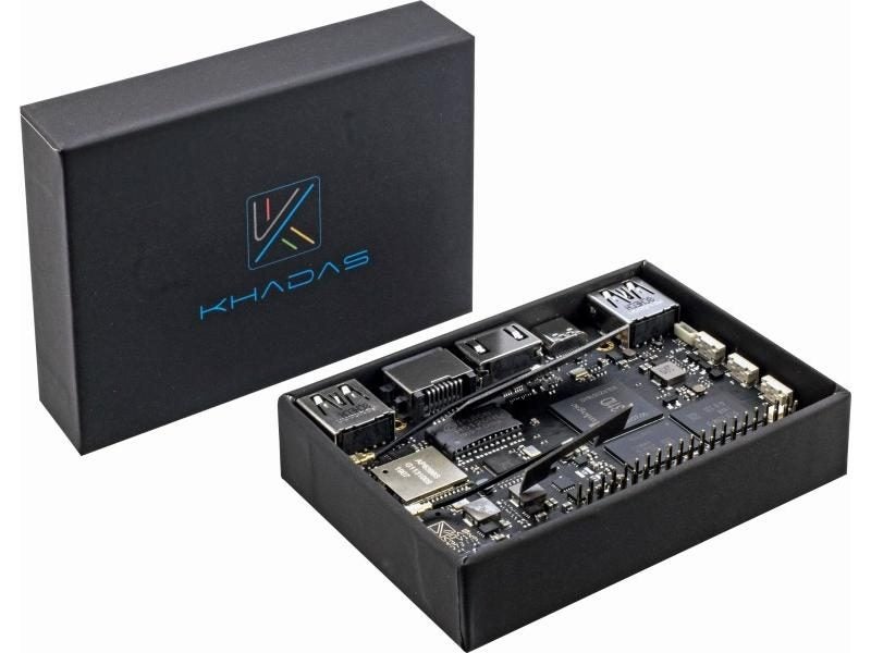Khadas VIM3 SBC: 12nm Amlogic A311D Soc With 5.0 TOPS NPU 4GB 32GB(Pro Model) Carousel 1