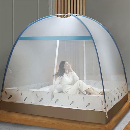 Mosquito Bed Nets Foldable Canopy Dome Fly Repel Insect Camping Protect Q Carousel 1