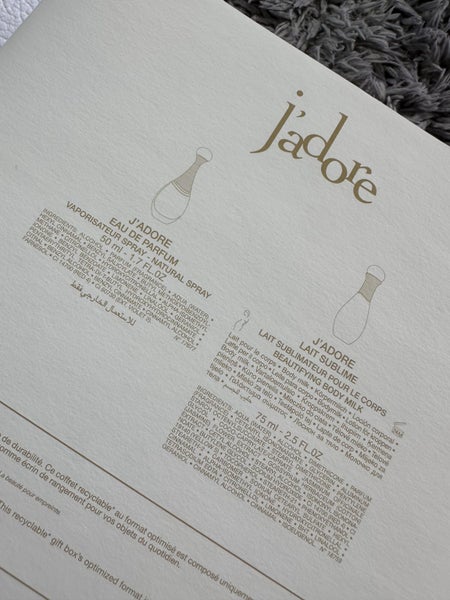 NEW AUTHENTIC CHRISTIAN DIOR J’adore perfume gift set Carousel 4