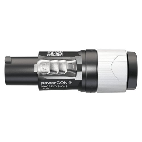Neutrik NAC3FXXB-W-S PowerCON Locking AC mains Cable Connector Grey Carousel 2