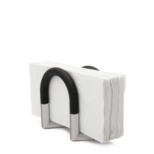 Umbra Swivel Napkin Holder Black/Nickel Carousel 1