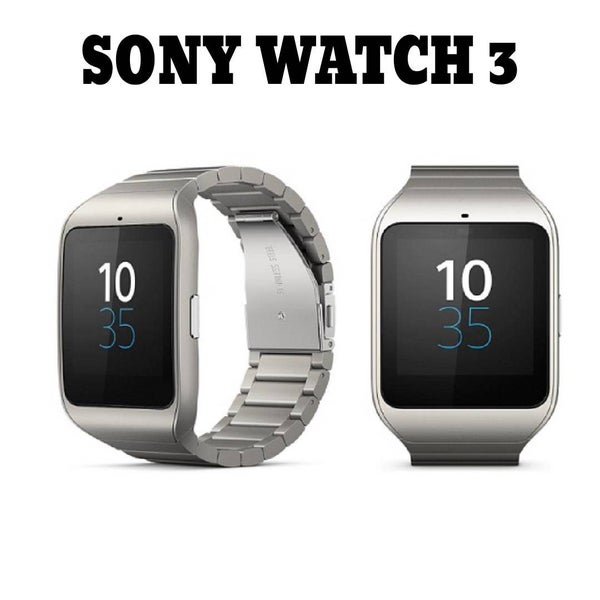 SONY Smart Watch 3 With Leather Black Strap Carousel 1