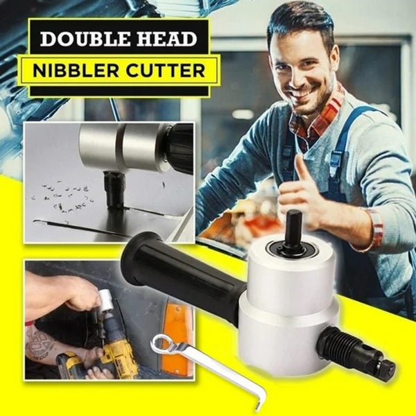 Metal Nibbler Drill Attachment Metal Iron Plate Sheet Cutter Shear 3664403 Carousel 1