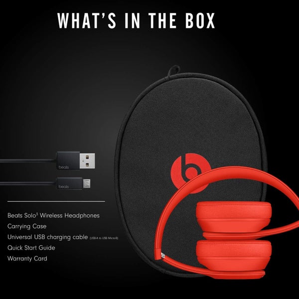 Beats Solo 3 Wireless Headphones - Red Edition Carousel 7
