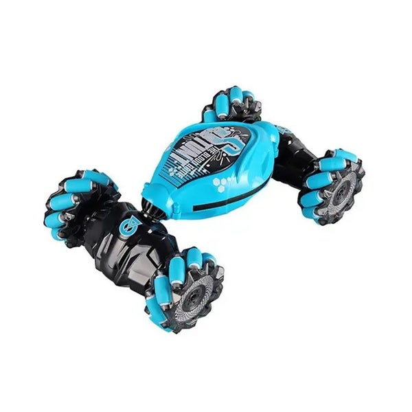 Remote Hand Control Watch Gesture Sensor Twist Car Toy USB charging Car Toy-Blue Carousel 2