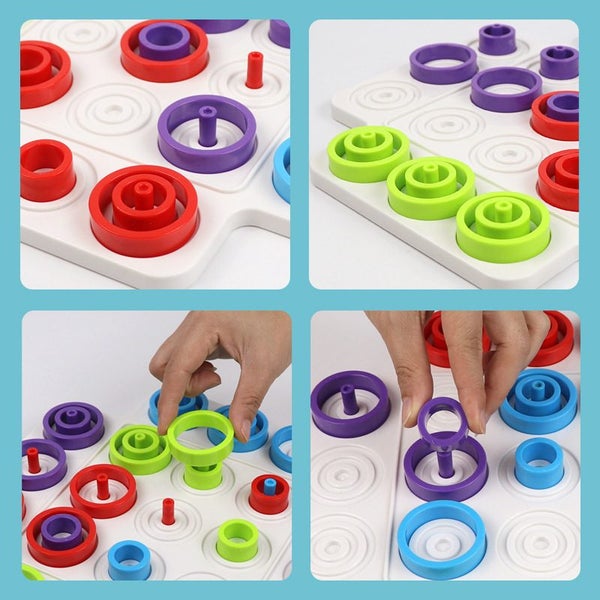 Otrio Strategy Based Board Game, for Adults, Families, and Kids Ages 5 and up Carousel 2
