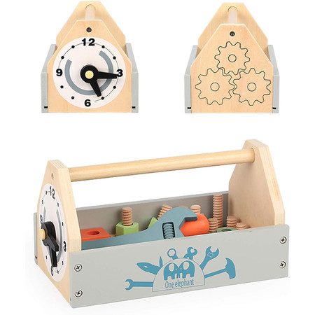 Wooden Tool Box Educational Construction Toys for Kids Ages 3+ Carousel 1