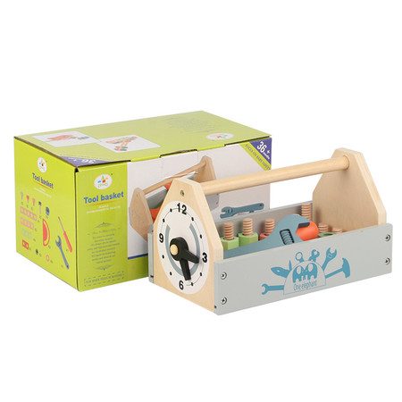 Wooden Tool Box Educational Construction Toys for Kids Ages 3+ Carousel 5