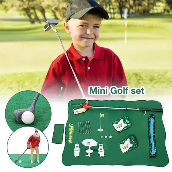 Mini Golf Practice Set Kids Toy Golf Ball Sport Game Set Carousel 2