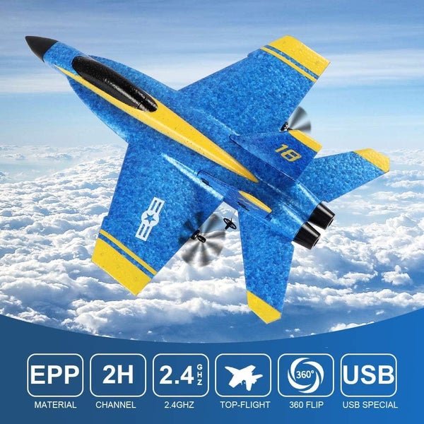 Ready to Fly Remote Control Airplane, 2 Channel for Kids Beginners and Adults Carousel 2