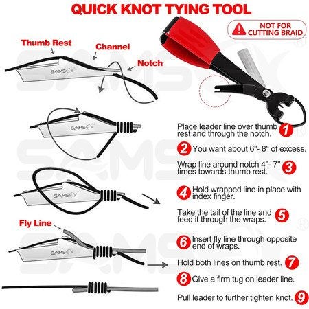 Fly Fishing Knot Tying Tools : BidBud