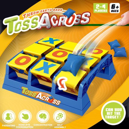 Toss Across Kids Outdoor Game, Get Three In A Row for 2 to 4 Players Carousel 1