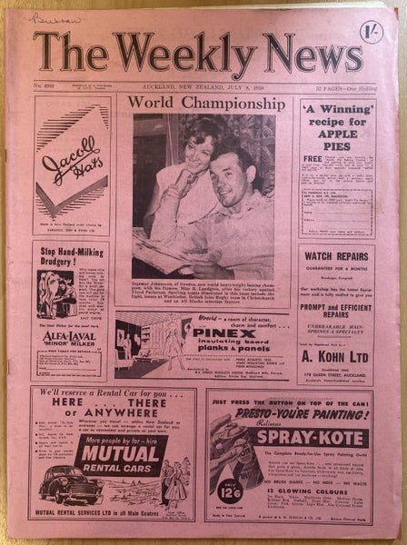 OLD NEWSPAPER: The Weekly News, No. 4989, 8 July 1959 Carousel 1