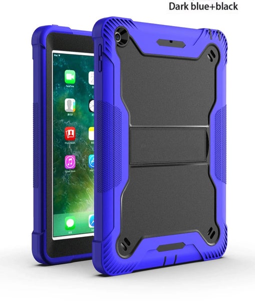 Apple iPad Mini 4 & Mini 5 (7.9 inch) Blue Shockproof Rugged Case with Kickstand Carousel 1