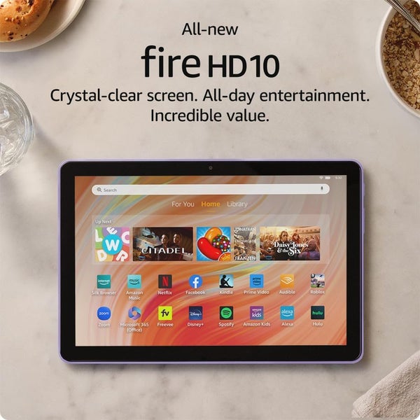 All-New Amazon Fire HD 10" Tablet WIFI Alexa - 32GB, Lilac Carousel 2