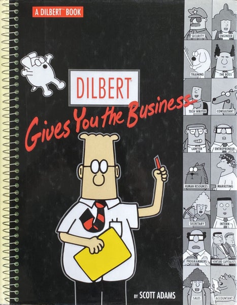 DILBERT GIVES YOU THE BUSINESS: A Dilbert Book by Scott Adams 1999 Carousel 1