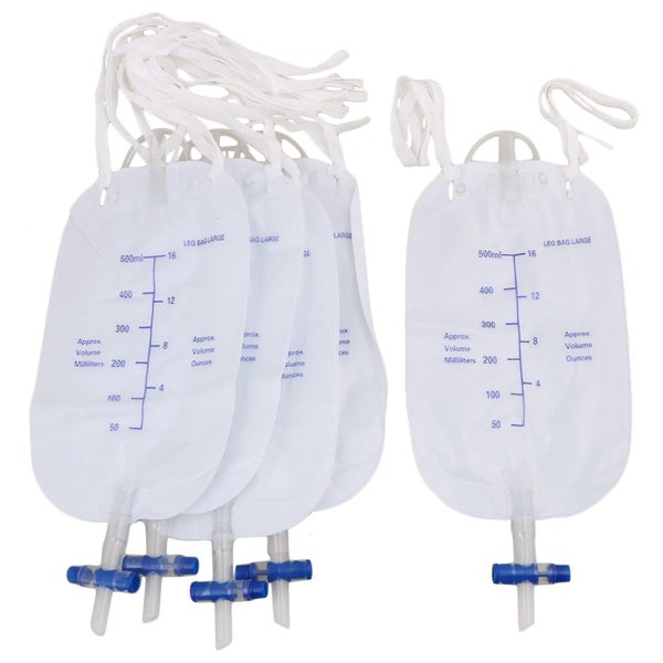 10pcs Incontinence Complete Kit 500ml Urinary External Catheters Leg Bag Carousel 1