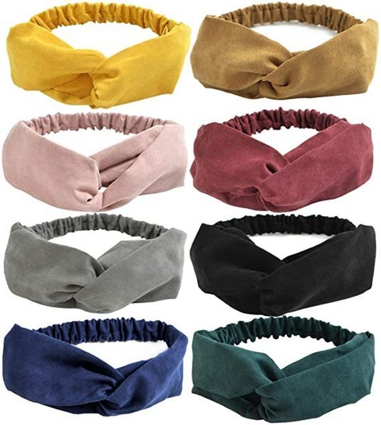 8 Packs Headbands for Women Vintage Head Wrap Boho Headband Carousel 1