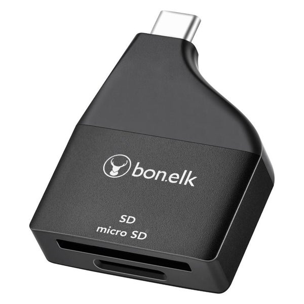 Bonelk USB-C to MicroSD/SD Adapter (Black) Carousel 1