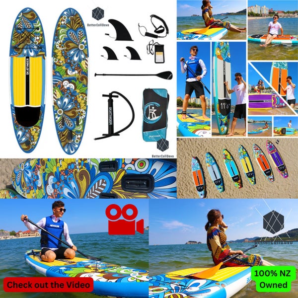 SUP Inflatable - Stand Up Paddle Board (Tropical) 10'6 (320cm) Carousel 1