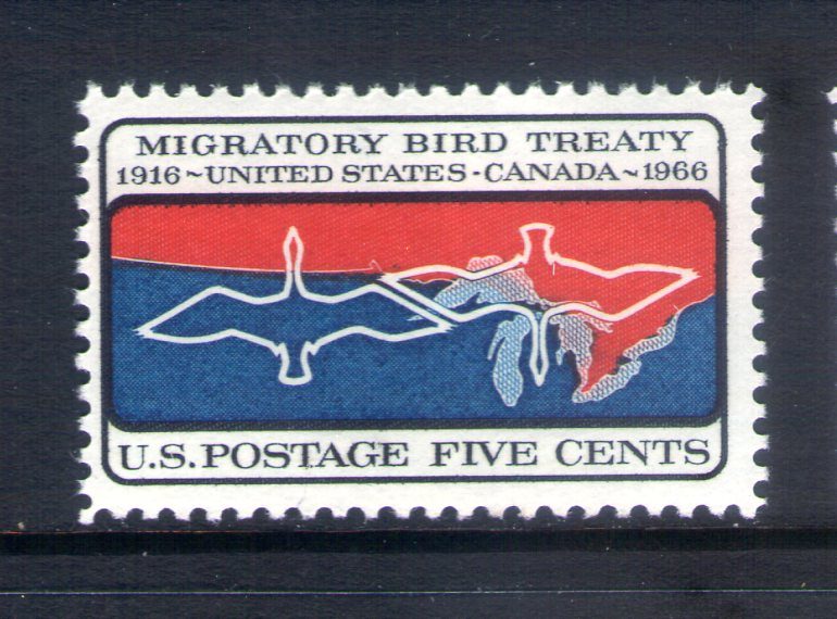 USA - 1306 - 1966 Migratory Bird (1) - UHM Carousel 1