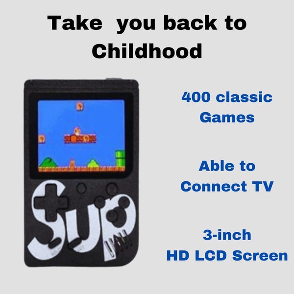 SALE! SALE! SALE! 400 Classic Handheld Portable Video Game Console with game64742762447107111