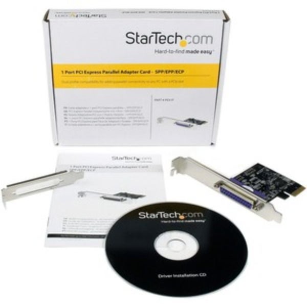 Startech 1-Port Parallel PCIe Card - PCI Express to Parallel DB25 Adapter Card - Carousel 2