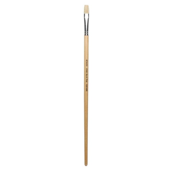 Artworx Paint Brush 2160 Flat Size 6 10mm Carousel 1